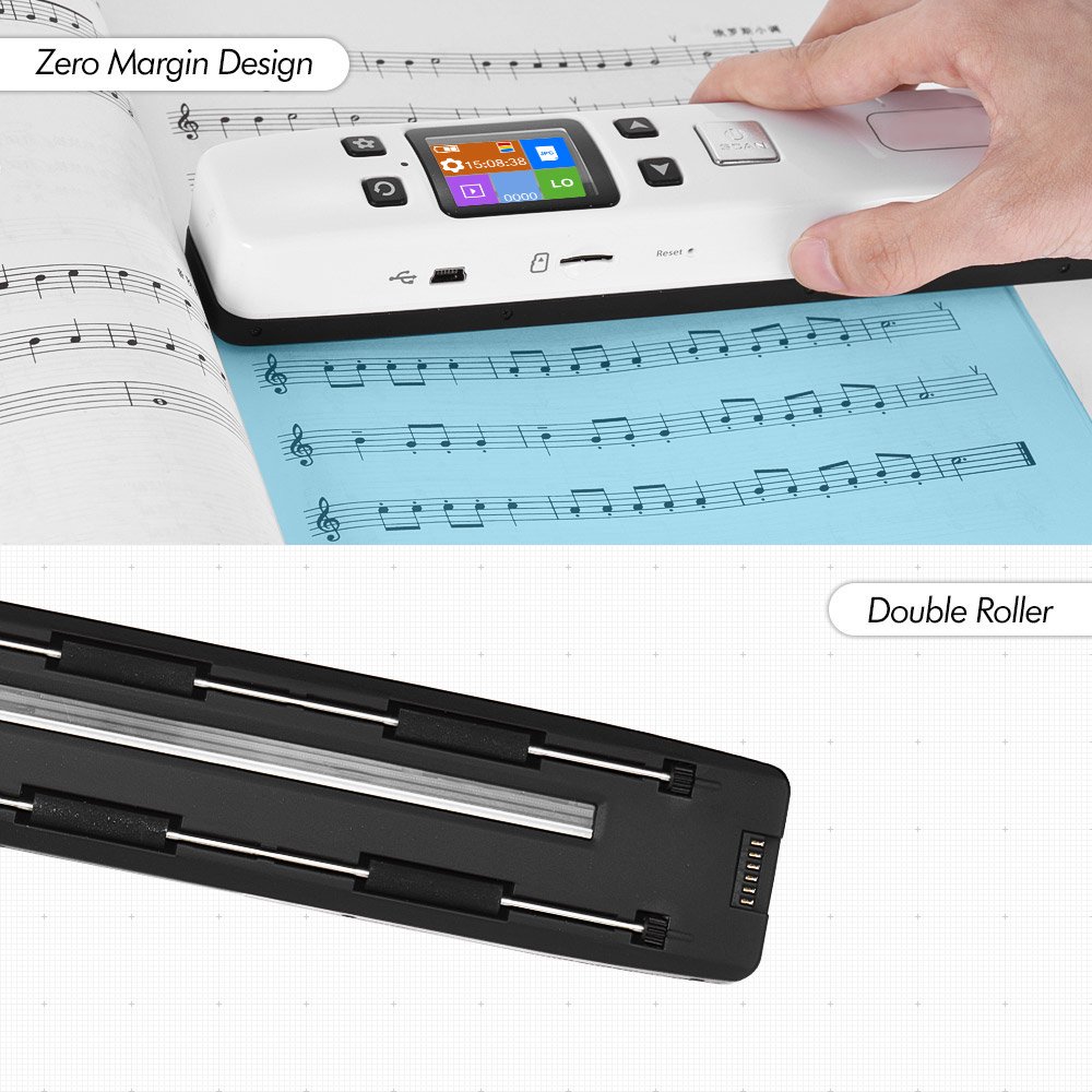 Scanner Portable Handheld Wand Document/ Book/ Images Scanner 1050DPI