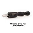 thumbnail image 3 of Knife Thread Insert, M5-0.80 Int Thrd Sz, 1/2 in L, 11.5062 mm Dia., Brass, Plain, 10 PK, 3 of 3