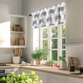 thumbnail image 5 of Gray Motorcycles Valances for Windows Vehicles Wheels Nostalgia Abstract Valance Curtains Rod Pocket Bathroom Small Window Treatments for Kitchen Living Room Bedroom, 54"x18", 5 of 7