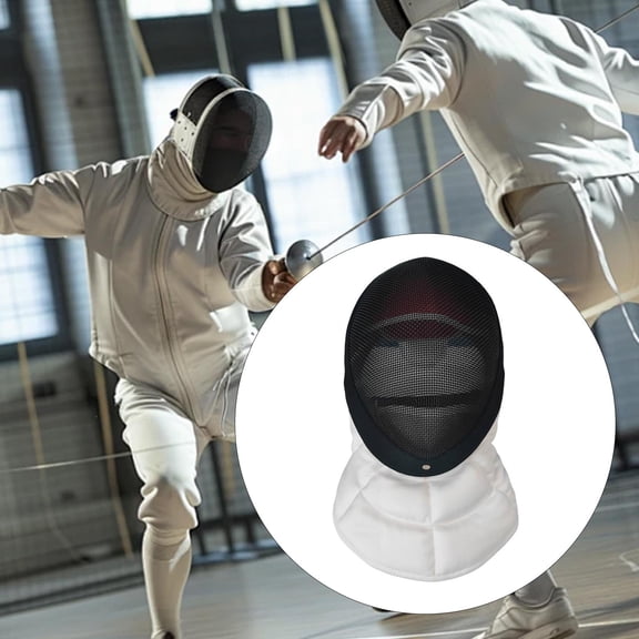 lacooooppia Fencing Mask Protector Kendo Protective Gear for Practice Competition Device S S