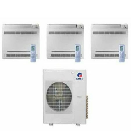 

GREE Multi Gen2 Series 30 000 BTU 3-Zone Mini Floor Console 12K+12K+12K Ductless Mini-Split System