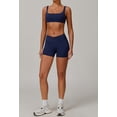 thumbnail image 3 of PISONIC Two Piece Workout Sets for Women Square Neck Sports Bra and Scrunch Butt Lifting Shorts Gym Yoga Active Wear Outfits, 3 of 8