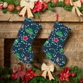 thumbnail image 6 of Uemuo Christmas Print Christmas Stockings, 18inch Xmas Hanging Stocking Decorations for Christmas Party Family Decor, 6 of 7