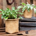 thumbnail image 2 of Basket Style Concrete Planter, 2 of 11