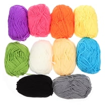 Zoyueyie 10Pcs Colored Cotton Yarn Skeins Household Knitting Crochet Yarn Knitting Supply