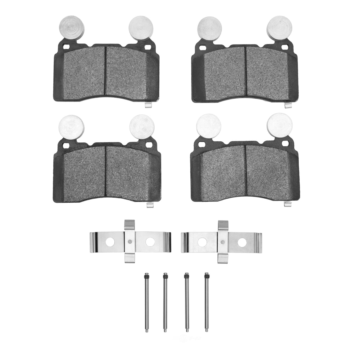 Dynamic Friction Company 1551-1474-01 DFC 5000 Advanced Brake Pads - Low Metallic and Hardware Kit