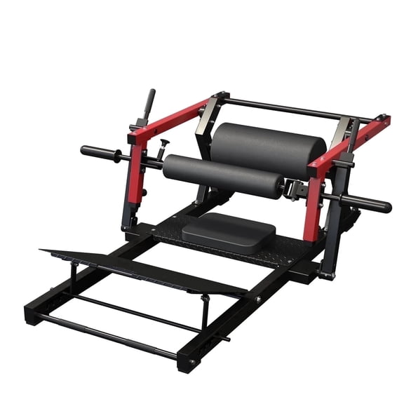 Syedee Glute Bridge & Hip Thrust Machine, 800LBS Plate-Loaded, Heavy Duty Butt Exercise Equipment with Weight Holder&Adjustable Footboard, for Glute Muscles Building and Butt Shaping