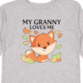 thumbnail image 4 of Inktastic My Granny Loves Me- Little Fox Boys or Girls Long Sleeve Toddler T-Shirt, 4 of 5