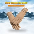 thumbnail image 2 of Bearachild Manoplas de barra de bicicleta Guantes de pantalla táctil Unisex Antideslizante Protección contra la frialdad Manos Accesorios Ropa deportiva Suministros térmicos Tipo14 Bearachild HA060059-14B, 2 of 6