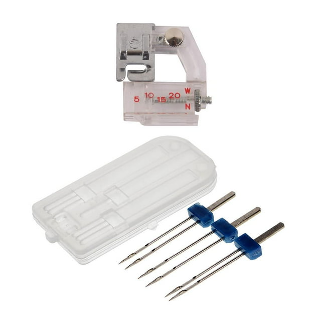Piezas de Máquina de Coser Soledad 3 Piezas Tamaño 2.0 / 90 3.0 / 90 4.0 / 90 + Carpeta Bias Pie Prensatelas