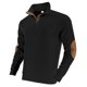 thumbnail image 2 of pstuiky Camisas de manga larga de invierno para hombre, Camiseta informal de manga larga con cuello alto y medio botón para hombre, transpirable, de color sólido Tops de hombre l, 2 of 8