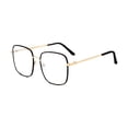 thumbnail image 3 of Opvise 1 Pair Anti Blue Light Computer Glasses without Degree Women Men Blue Light Blocking Metal Frame UV Protection Eyeglasses Eyewear Black, 3 of 8
