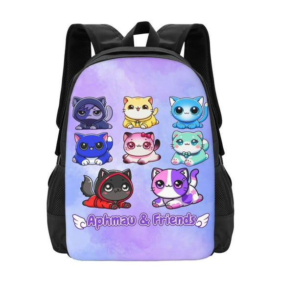 Aphmau Backpack Laptop Backpack for Teen Women men 16.5 Inch Casual Daypack