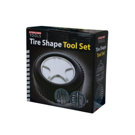 Import Direct Import Tool - Kole Imports OS982-8 5.25 x 2.25 in. Tire Shape Tool Set - Pack of 8