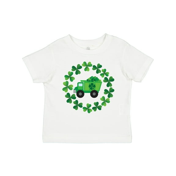 Inktastic St Patricks Day Shamrock Truck Boys Toddler T-Shirt