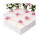thumbnail image 4 of OurWarm - Cajas de regalo navideñas de papel kraft con tapa, 8 x 8 x 4 pulgadas, para damas de honor, de cartón blanco, para regalos de boda, 10 unidades, 4 of 4