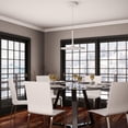 thumbnail image 2 of VONN Salm 17" Adjustable Disc ETL Certified Integrated LED Chandelier in White, 2 of 9