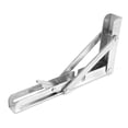 thumbnail image 2 of Soporte triangular de esquina, soporte de montaje triangular montado en la pared de acero inoxidable Soporte plegable montado en la pared de alta capacidad NikouMX herramienta, 2 of 7