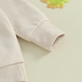 thumbnail image 4 of Toddler Baby Girl Boy Halloween Outfit Ghost Print Crewneck Sweatshirt Long Sleeve Shirts Top and Pants Set Fall Winter Clothes, 4 of 8