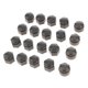 thumbnail image 1 of 20pcs Tuerca de Rueda Perno de Neumático Cubierta Antipolvo Coverslip 19mm Accesorios, 1 of 6
