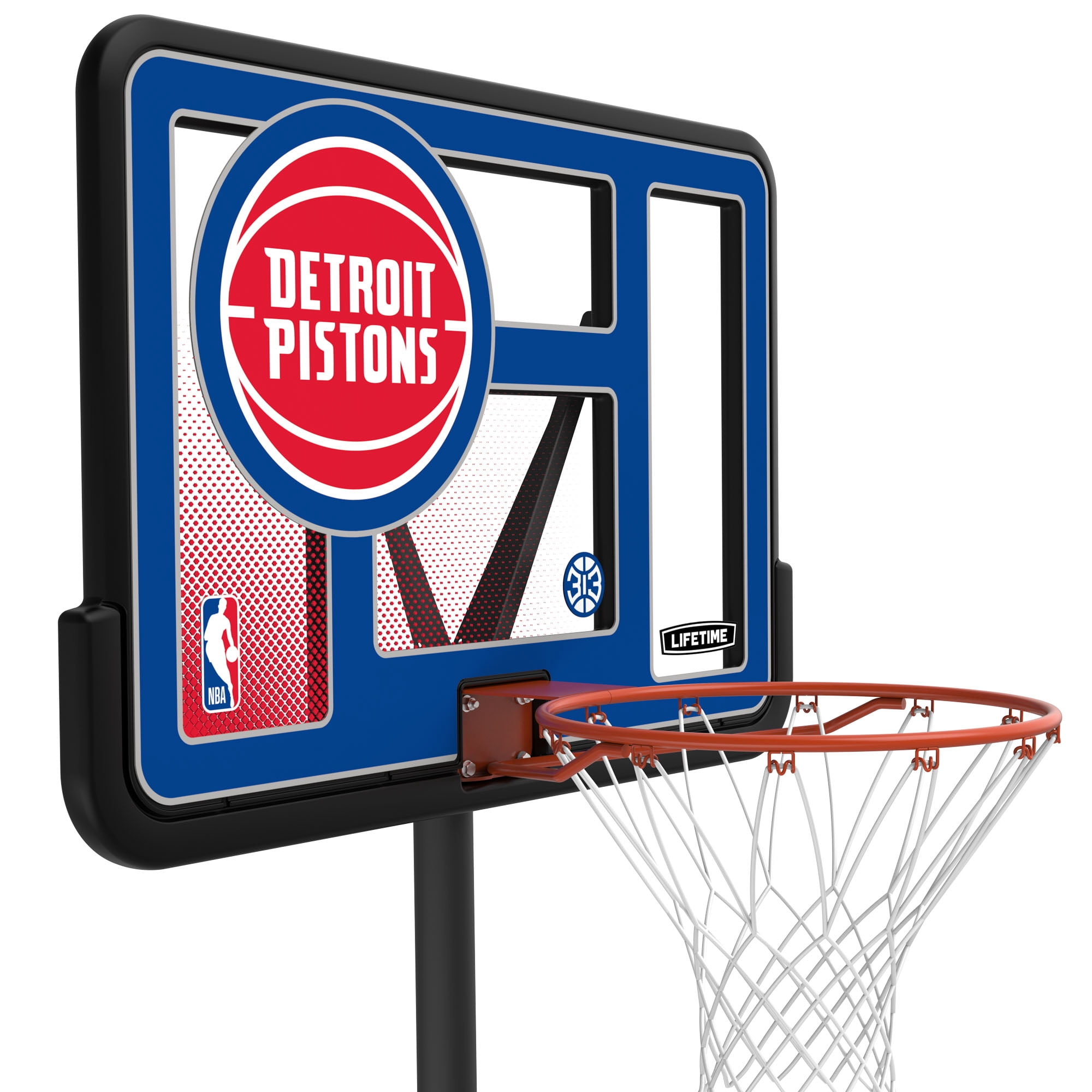 Lifetime NBA Detroit Pistons Poolside Basketball Hoop, Outdoor
