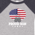 thumbnail image 4 of Inktastic Military Proud Son US Flag Boys or Girls Baby Bodysuit, 4 of 5