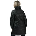 thumbnail image 2 of Women's Brave Soul Rio High Shine Padded Jacket in Black, 2 of 5