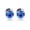 Blue, variant on 1 Pair Men Women Stainless Steel Magnetic Stud Earrings Non Piercing Clip on 6MM-Red