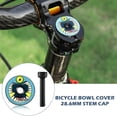thumbnail image 2 of Headset Stem Cap Cover Various Designs 11/8" MTB Commuter Road Bike NEW, 2 of 9