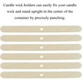 thumbnail image 3 of 50PCs Single-Hole Wood Candle Wick Centering Devices Wooden Candle Wick Holder Wick Setter Candle Wick Centering Tool for DIY Candle Making Candle Making Supplies Accessories, 3 of 4