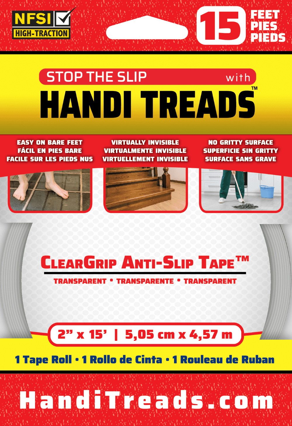 Clear Vinyl Tape roll