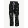 thumbnail image 5 of Joyspun Women's Cropped Knit Sleep Pants, Sizes S to 3X, 5 of 5