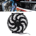 thumbnail image 4 of Electric Radiator Cooling Fan, Simple Installation Slim Fan Push Pull Universal 14in Low Noise Levels  For Trailer For Truck For Van, 4 of 8
