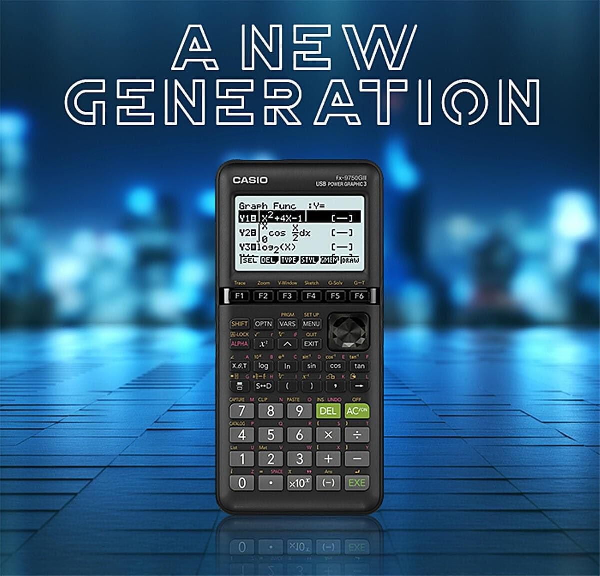 CASIO, FX-9750GIII graphing calculator, Graphing calculator