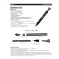 thumbnail image 4 of Penn State Industries PKGOLFSS Fore Real Golf Click 2mm Pencil Kit Starter Package Woodturning Project, 4 of 4