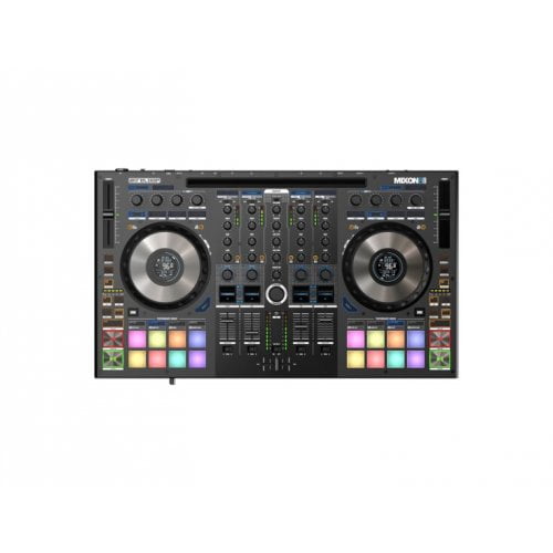 Reloop Mixon 8 Pro 4-Channel Professional Hybrid DJ Controller for Serato DJ Pro & Algoriddim DJAY Pro