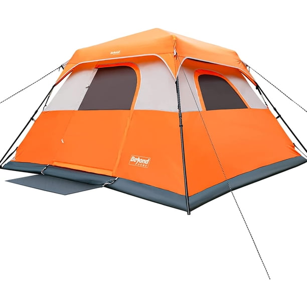 BeyondHOME 6Person Camping Tent, for Family Camping & Hiking, Upgraded