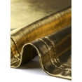 thumbnail image 6 of DARING DIVA Women's Plus Metallic Tops Crew Neck Short Sleeve Party Blouses 3X Gold, 6 of 6