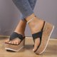 thumbnail image 2 of Women's Summer Orthopaedic Sandals Comfortable Wedge Heel Non-Slip Platform Shoes for Daily Wear Shopping, 2 of 5