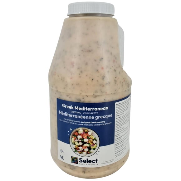 Select - Greek Mediterranean Dressing - 2ct - 4Ltr - Zesty Herb-Infused Flavor (2x4Ltr)