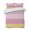 Purple, variant on Quilts King Size, Colorful Stripe Soft Comforter Bedding Set for Bed, Modern Pink Purple Yellow Vertical Striped Lightweight Quilted Bedspread with Pillow Cover(2 Pieces) for All Season, 96x106 Inch