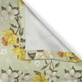 thumbnail image 4 of Ambesonne Spring Valance Pack of 2, Floral Narcissus Branch, 54"X18", Yellow Khaki Cream, 4 of 5