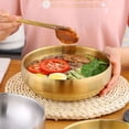 thumbnail image 3 of Bol en Acier Inoxydable Bol à Riz Bol de Service Bol à Soupe en Métal Bol à Salade Bol à Nouilles, 3 of 9