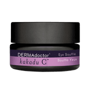DERMAdoctor Kakadu C Eye Soufflé | Brightening, Hydrating, Anti-Aging Eye Cream with Vitamin C, 0.5 oz