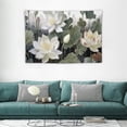 thumbnail image 2 of Creowell  Lotus Flower Tapestry, Abstract Watercolor Floral Tapestry, Living Room Bedroom Wall Hanging for Home Decoration 60x40 Inch 60x40in, 2 of 7