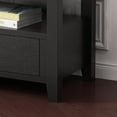thumbnail image 4 of Tcbosik 57.9-Inch Black Console Table with 3 Drawers & 2-Tier Open Shelf, Modern Rustic Storage Foyer Table for Entryway, Living Room, Bedroom, 4 of 7