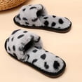 thumbnail image 6 of Christmas Slippers House Shoes for Women Fluffy Soft Cozy Bedroom Cartoon Plush Cute Slippers for Indoor Outdoor Use, 6 of 7