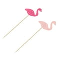 thumbnail image 6 of SKISUNO Flamingo Cupcake Toppers Assorted Color Paper Cake Picks for Decoration 100 Pcs, 6 of 8