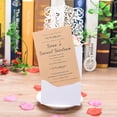 thumbnail image 4 of CIMAXIC Wedding 10 Sets European Style Invitations Romantic Invitation Cards Envelopes for Business Wedding Birthday Party (D0120) (White Invitation+Card+Envelope+Sealing Sticker), 4 of 5