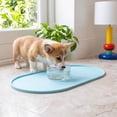 thumbnail image 6 of Oval Pet Feeding Mat, Waterproof Raised Edge Bowl Placemat, Non Slip Spill Proof Food and Water Tray for Dogs and Cats, Washable Floor Protector, 6 of 6